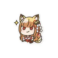 Tsukimiya Mai - Stickers - VTuber Size-100 x 100 (mm)