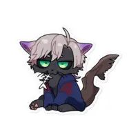 Suisui Mezame - Stickers - VTuber Size-100 x 100 (mm)