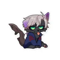 Suisui Mezame - Stickers - VTuber Size-100 x 100 (mm)