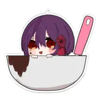 Kaburagi Noel - Key Chain - Acrylic Key Chain - VTuber Size-100 x 100 (mm)