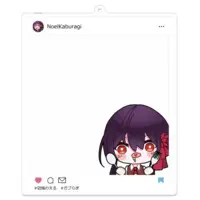 Kaburagi Noel - Key Chain - Acrylic Key Chain - VTuber Size-100 x 100 (mm)