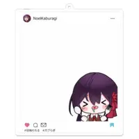 Kaburagi Noel - Key Chain - Acrylic Key Chain - VTuber Size-100 x 100 (mm)