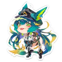 Amagami Shinia - Key Chain - Acrylic Key Chain - VTuber Size-70 x 70 (mm)