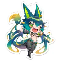 Amagami Shinia - Key Chain - Acrylic Key Chain - VTuber Size-70 x 70 (mm)