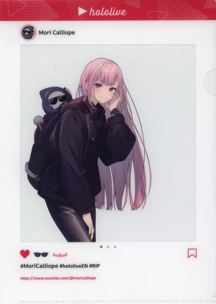 Mori Calliope - Plastic Folder - Stationery - hololive