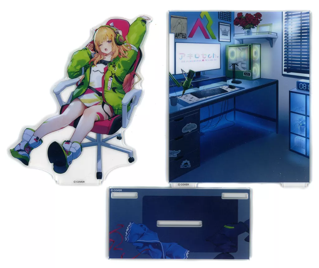 Aki Rosenthal - Acrylic Diorama Stand - Acrylic stand - hololive