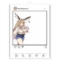 Hinamori Rico - Key Chain - Acrylic Key Chain - VTuber Size-100 x 100 (mm)
