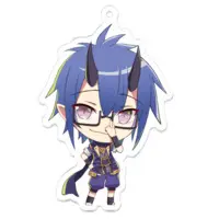 銀桜 - Key Chain - Acrylic Key Chain (【Vtuber】カワイイ百花繚乱の豪華SDキーホルダー【オリジナルグッズ】 青葉(あおば)アクリルキーホルダー - 70 x 70 (mm))