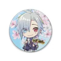 銀桜 - Badge (【Vtuber】百花繚乱のカワイイSD缶バッジ【オリジナルグッズ】 銀桜の缶バッジ - 88mm)
