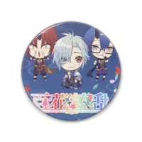 銀桜 - Badge (【Vtuber】百花繚乱のカワイイSD缶バッジ【オリジナルグッズ】 全員の缶バッジ(夜Ver.) - 88mm)
