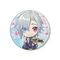 銀桜 - Badge (【Vtuber】百花繚乱のカワイイSD缶バッジ【オリジナルグッズ】 銀桜の缶バッジ - 38mm)