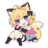 Iroha Tsumami - Key Chain - Acrylic Key Chain - VTuber Size-100 x 100 (mm)