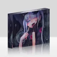 Tunagi Yuzuha - Badge - Acrylic Block - VTuber