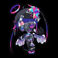 Tunagi Yuzuha - Stickers - VTuber Size-100 x 100 (mm)