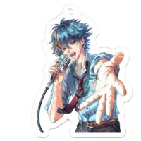 Oogami Kaede - Key Chain - Acrylic Key Chain - VTuber Size-50 x 50 (mm)