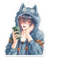 Oogami Kaede - Key Chain - Acrylic Key Chain - VTuber Size-70 x 70 (mm)