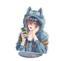 Oogami Kaede - Acrylic stand - VTuber Size-160x160mm