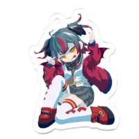 Narumiya Runa - Key Chain - Acrylic Key Chain - VTuber Size-50 x 50 (mm)