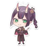 Hanayoi Riou - Key Chain - Acrylic Key Chain - VTuber Size-70 x 70 (mm)