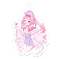 Nekomiya Nei - Key Chain - Acrylic Key Chain - VTuber Size-50 x 50 (mm)
