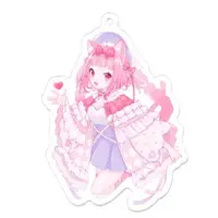 Nekomiya Nei - Key Chain - Acrylic Key Chain - VTuber Size-70 x 70 (mm)