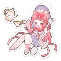 Nekomiya Nei - Key Chain - Acrylic Key Chain - VTuber Size-70 x 70 (mm)