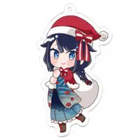 Shikiori Aoha - Key Chain - Acrylic Key Chain - VTuber Size-70 x 70 (mm)