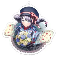Shikiori Aoha - Key Chain - Acrylic Key Chain - VTuber Size-70 x 70 (mm)