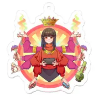 大河山 麻々夜 - Key Chain - Acrylic Key Chain - VTuber Size-50 x 50 (mm)