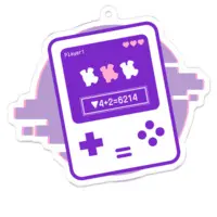 Lewis Quadruped - Acrylic Key Chain - Key Chain - VTuber Size-70 x 70 (mm)