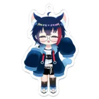 Nekogami Alto - Key Chain - Acrylic Key Chain - VTuber Size-70 x 70 (mm)