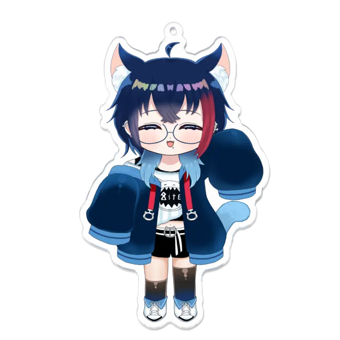 Nekogami Alto - Key Chain - Acrylic Key Chain - VTuber Size-100 x 100 (mm)