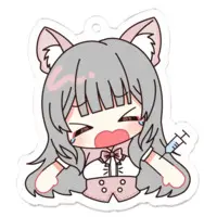 Natsuki - Key Chain - Acrylic Key Chain - VTuber Size-50 x 50 (mm)