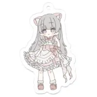 Natsuki - Key Chain - Acrylic Key Chain - VTuber Size-50 x 50 (mm)