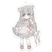 Natsuki - Key Chain - Acrylic Key Chain - VTuber Size-70 x 70 (mm)