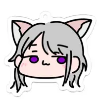 Natsuki - Key Chain - Acrylic Key Chain - VTuber Size-50 x 50 (mm)