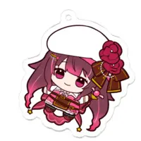 Hoshiyui Loliko - Key Chain - Acrylic Key Chain - VTuber Size-50 x 50 (mm)