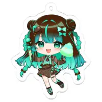 Hoshiyui Loliko - Key Chain - Acrylic Key Chain - VTuber Size-50 x 50 (mm)