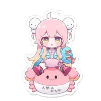 Yumekayo Guu - Key Chain - Acrylic Key Chain - VTuber Size-70 x 70 (mm)