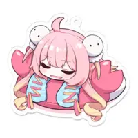 Yumekayo Guu - Key Chain - Acrylic Key Chain - VTuber Size-70 x 70 (mm)