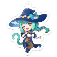 Ponto Narumi - Key Chain - Acrylic Key Chain - VTuber Size-50 x 50 (mm)