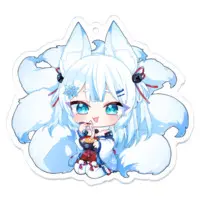 Charm - Key Chain - Acrylic Key Chain - VTuber Size-70 x 70 (mm)