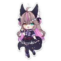 Yozakura Moca - Key Chain - Acrylic Key Chain - VTuber Size-100 x 100 (mm)