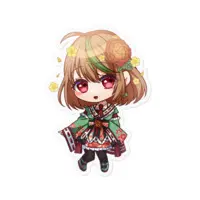 Yuuo Amii - Stickers - VTuber Size-100 (mm)