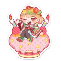 Yuuo Amii - Key Chain - Acrylic Key Chain - VTuber Size-70 x 70 (mm)