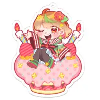 Yuuo Amii - Key Chain - Acrylic Key Chain - VTuber Size-70 x 70 (mm)