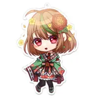 Yuuo Amii - Key Chain - Acrylic Key Chain - VTuber Size-100 x 100 (mm)