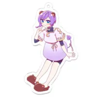 Goodnight Bear - Acrylic Key Chain - Key Chain - VTuber Size-70 x 70mm 