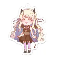 Mumano Ririmu - Key Chain - Acrylic Key Chain - VTuber Size-70 x 70 (mm)