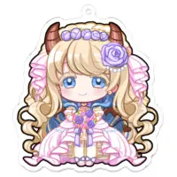 Mumano Ririmu - Key Chain - Acrylic Key Chain - VTuber Size-70 x 70 (mm)